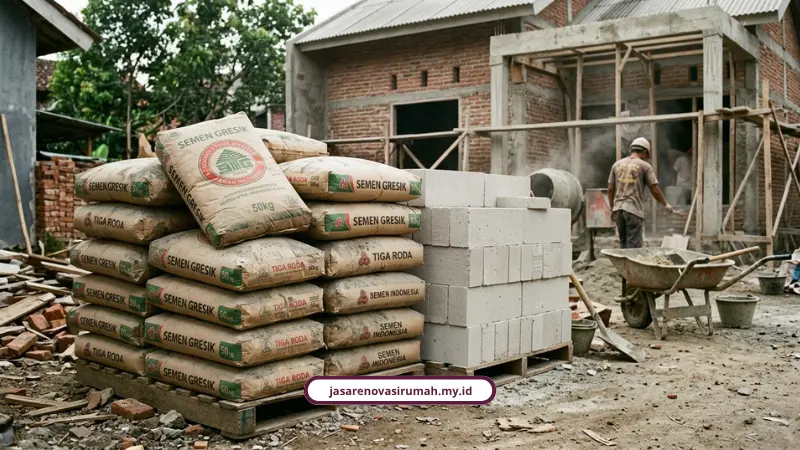 Cara menghitung RAB renovasi rumah Malang