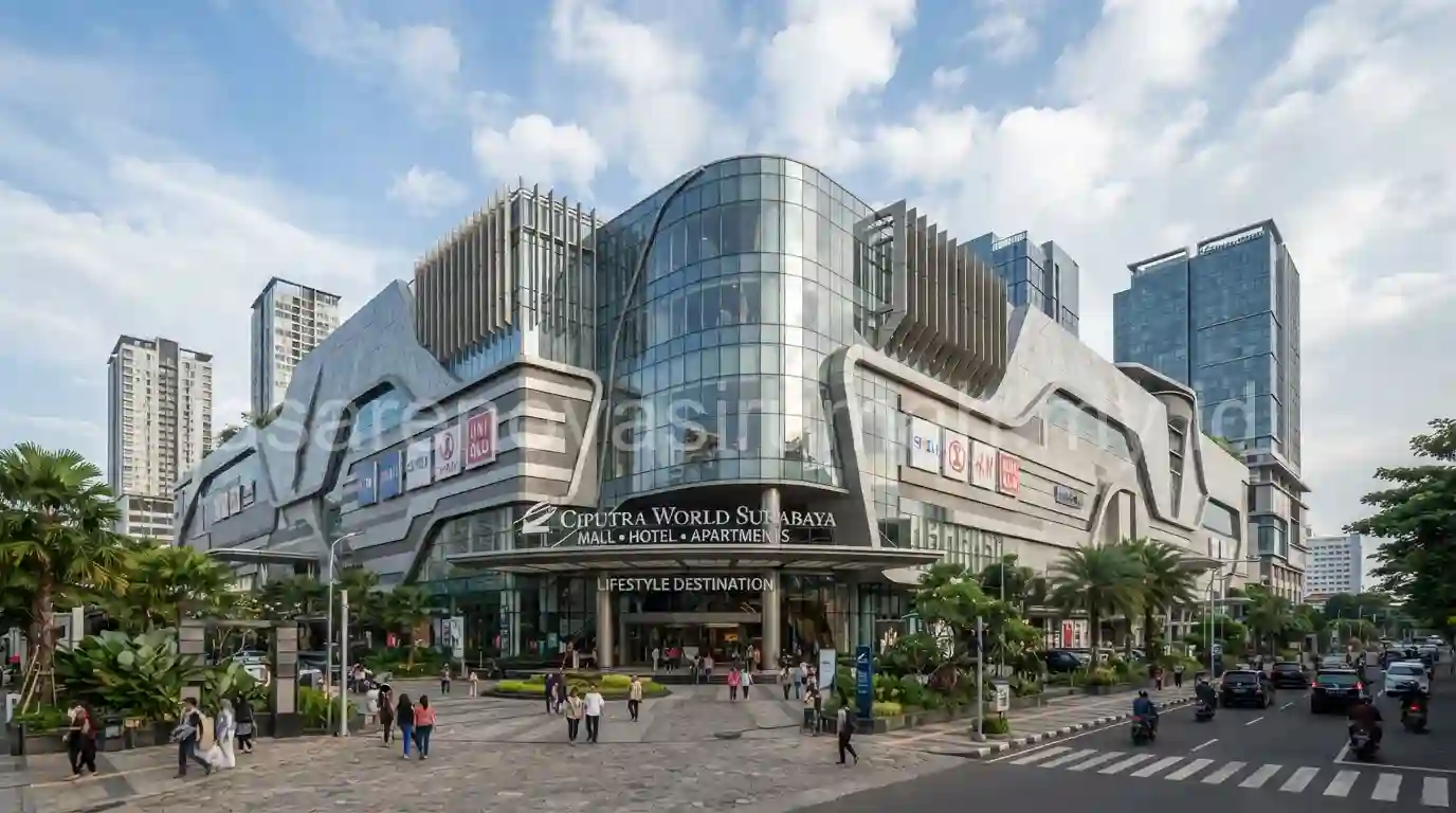 Renovasi fasad modern rumah di Surabaya Barat