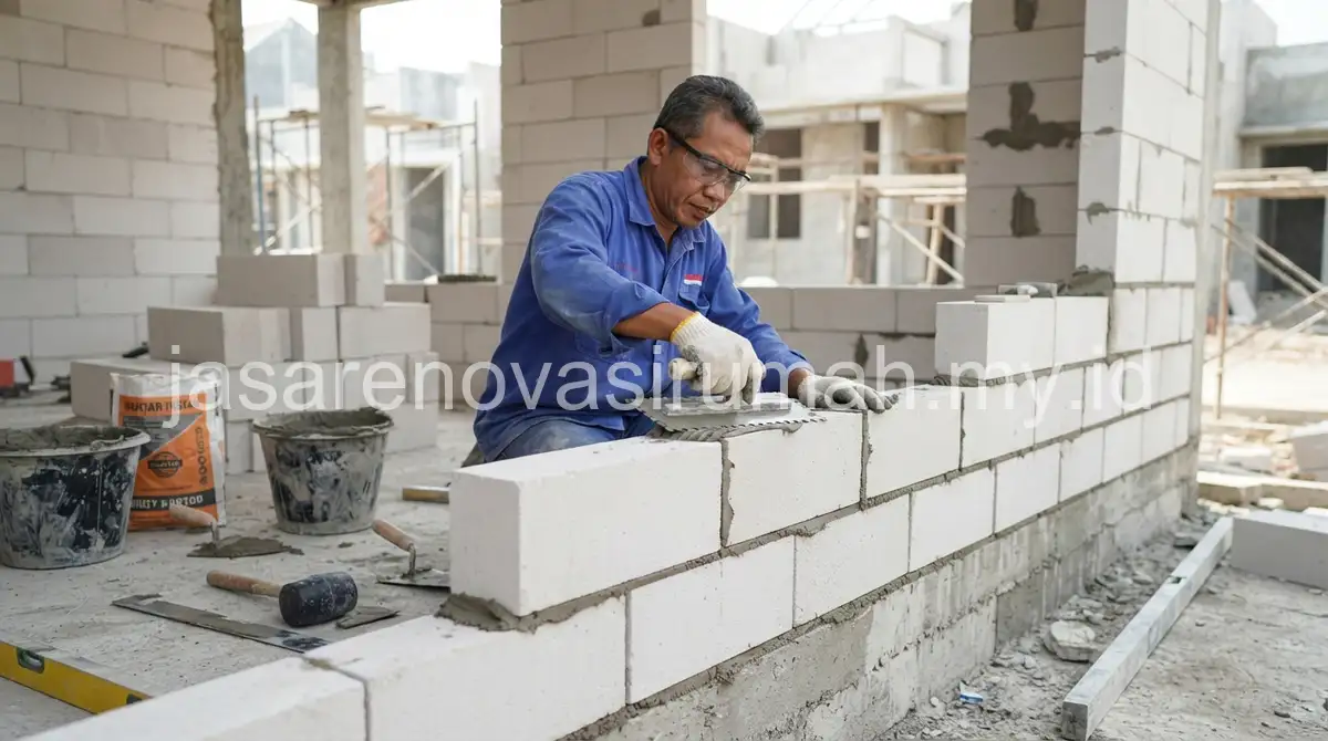 Perbandingan semen instan dan semen biasa untuk bata ringan