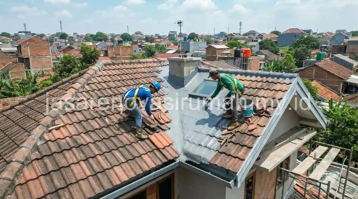 Proyek renovasi rumah di Depok