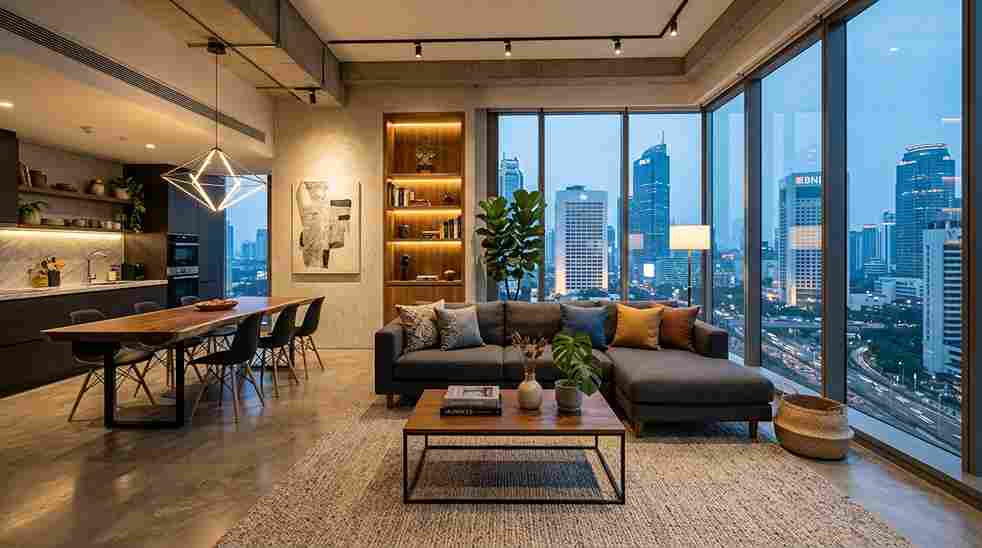 Desain interior modern di Jakarta