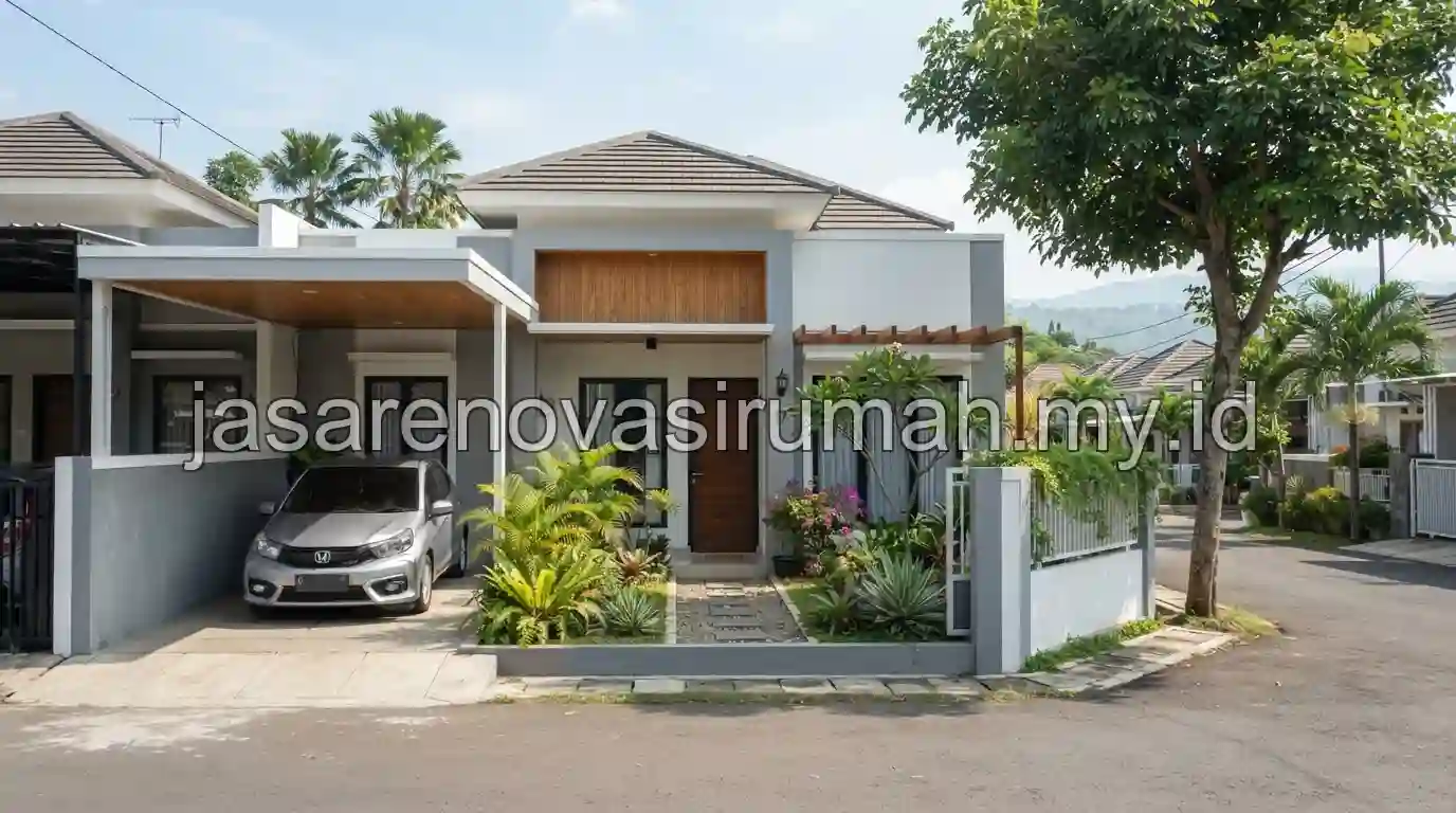 Renovasi rumah tipe 36 di Lowokwaru Malang