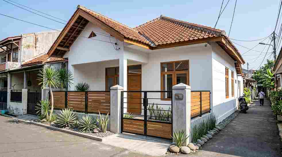Foto sebelum dan sesudah renovasi rumah di Jakarta